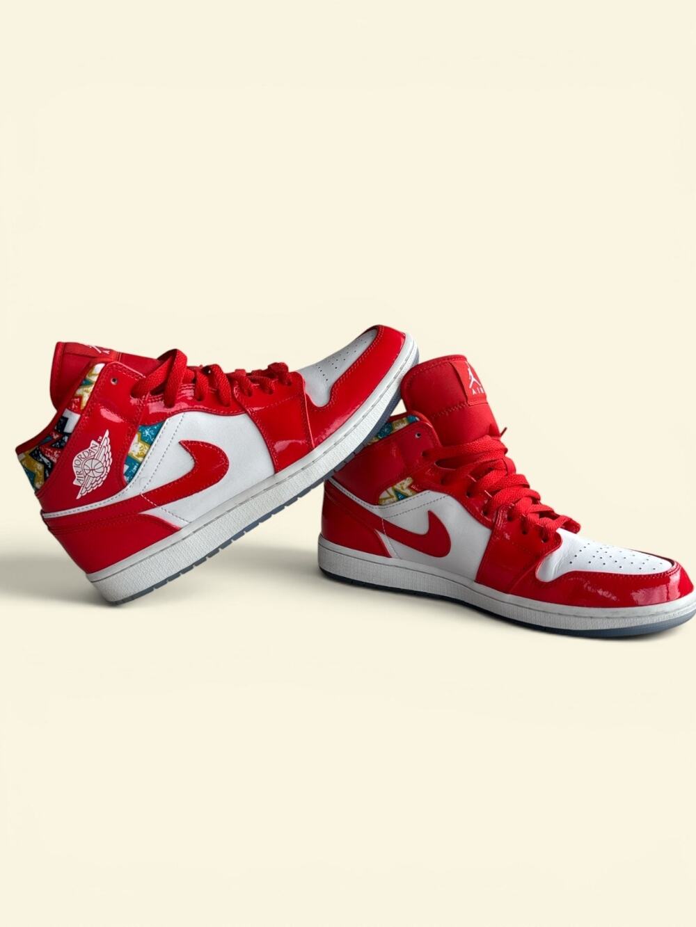 Nike Air Jordan 1 Mid "Barcelona Sweater" Sneaker DC7294-600 US Size 10,5